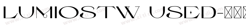 LumiosTW Used字体转换
